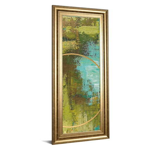 Classy Living Aller Chartreuse Wall Art 18"x42", GiIded Radiance Frame