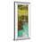 Classy Living Chartreuse Harmony Wall Art 18"x42", Mirrored Frame