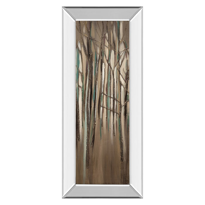 Classy Living Whimsical Woods Wall Art 18"x42", Mirrored Frame