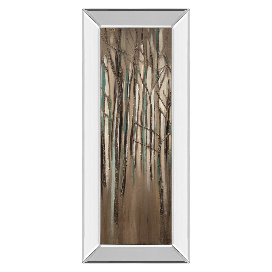 Classy Living Whimsical Woods Wall Art 18"x42", Mirrored Frame