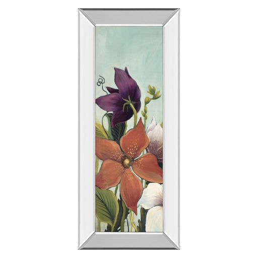 Classy Living Blooming Harmony Wall Art 18"x42", Mirrored Frame - 1700MF