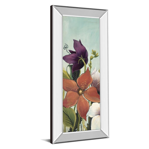 Classy Living Blooming Harmony Wall Art 18"x42", Mirrored Frame