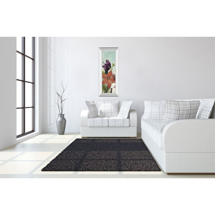 Classy Living Blooming Harmony Wall Art 18"x42", Mirrored Frame