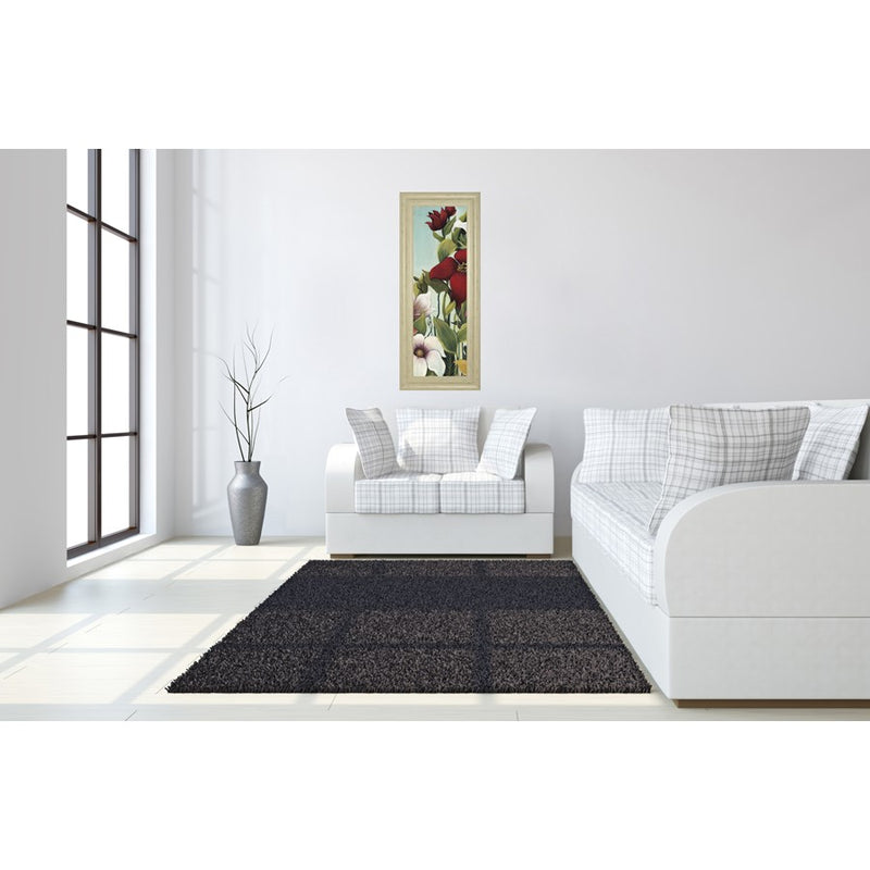 Classy Living Efflorescence Wall Art 18"x42", Ivory Bliss Frame