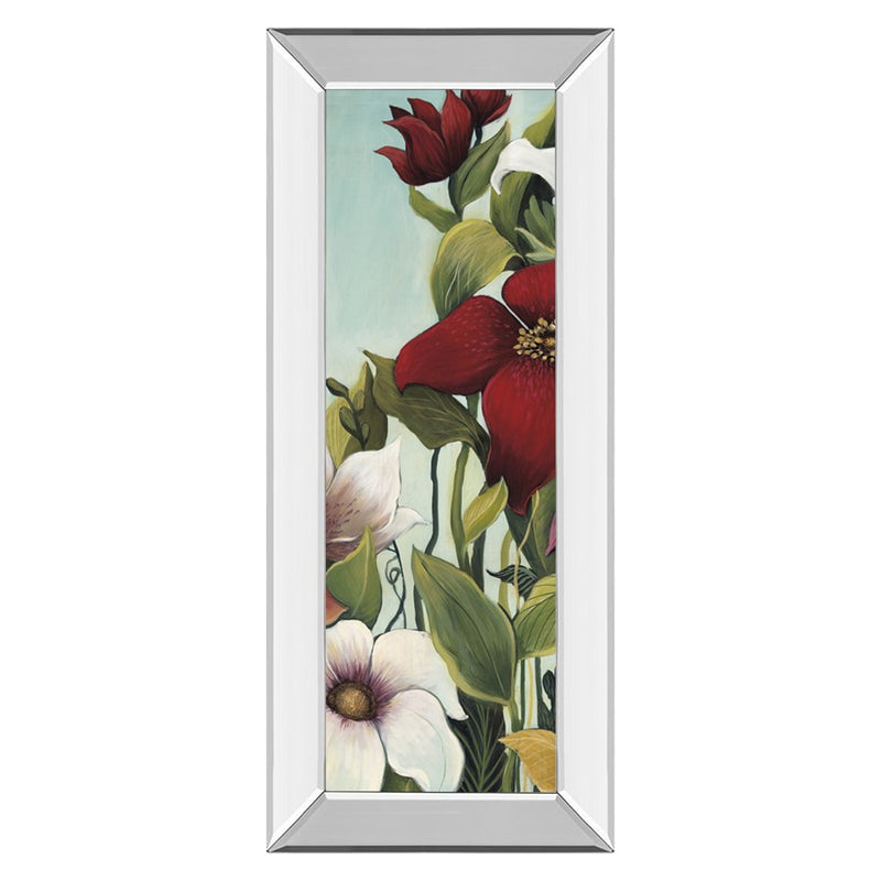 Classy Living Efflorescence Wall Art 18"x42", Mirrored Frame