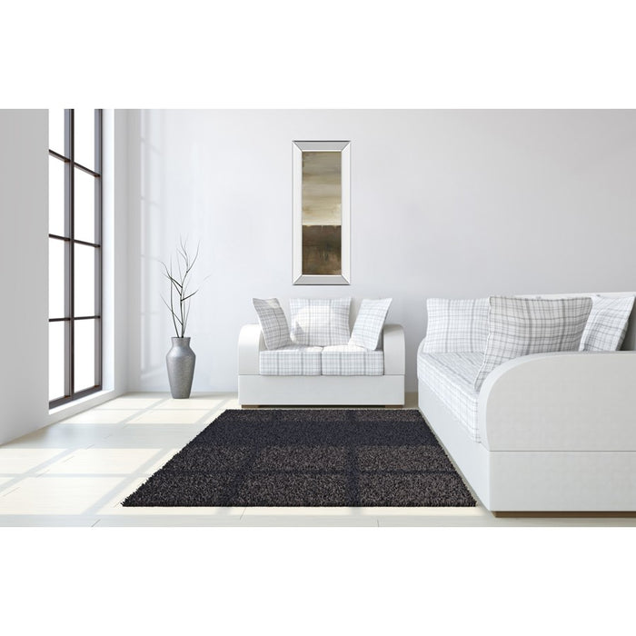 Classy Living Sand Veil Horizon Wall Art 18"x42", Mirrored Frame