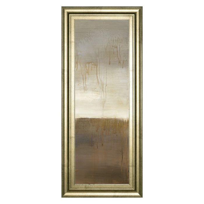 Classy Living September Fog Wall Art 18"x42", Crisp Chardonnay Frame