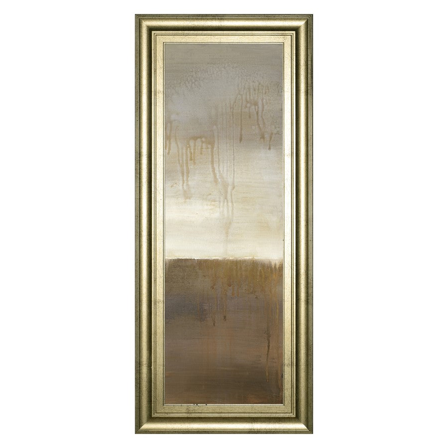 Classy Living September Fog Wall Art 18"x42", Crisp Chardonnay Frame