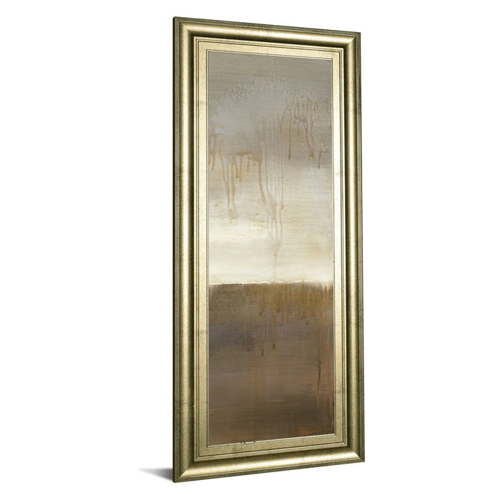 Classy Living September Fog Wall Art 18"x42", Crisp Chardonnay Frame