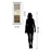 Classy Living September Fog Wall Art 18"x42", Mirrored Frame