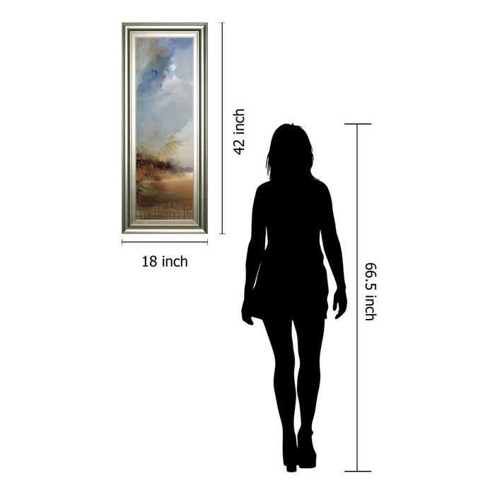 Classy Living Mist Valley Escape Wall Art 18"x42", Silver Serenity Frame