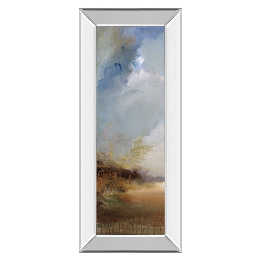 Classy Living Mist Valley Escape Wall Art 18"x42", Mirrored Frame