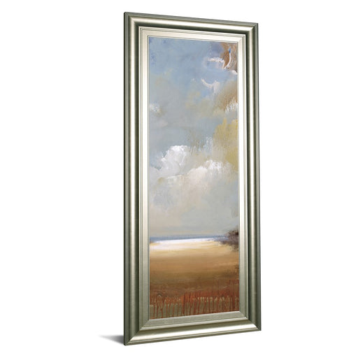 Classy Living Serene Skies Wall Art 18"x42", Silver Serenity Frame