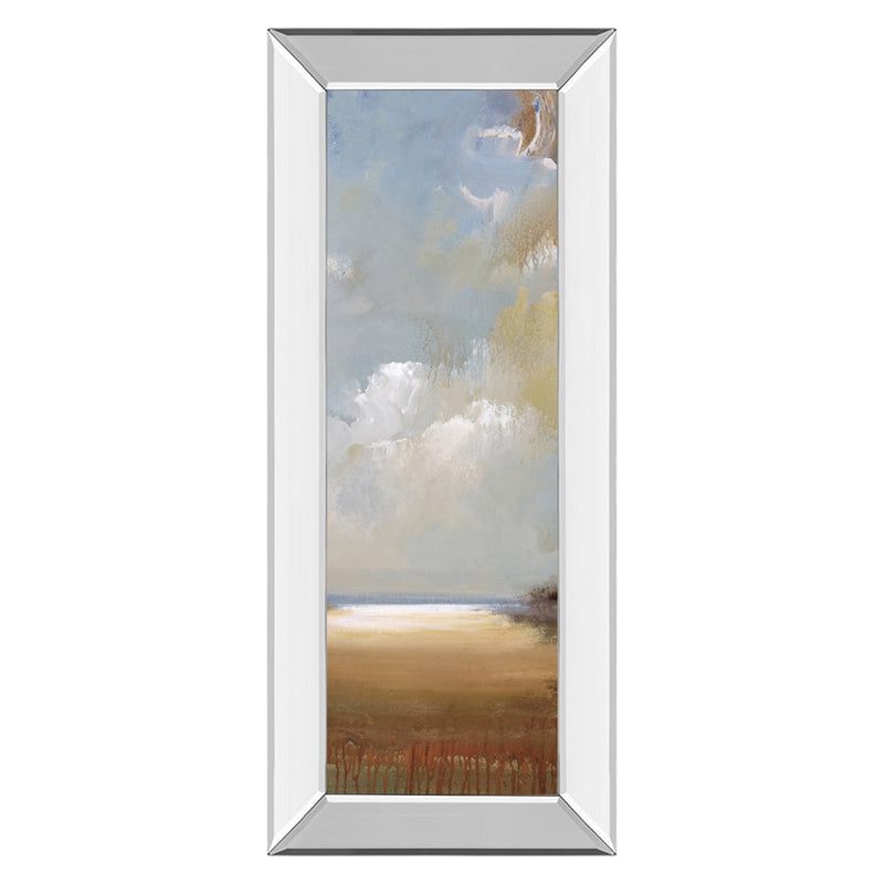 Classy Living Serene Skies Wall Art 18"x42", Mirrored Frame