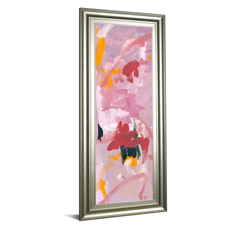 Classy Living Vibrant Whispers Wall Art 18"x42", Silver Frame