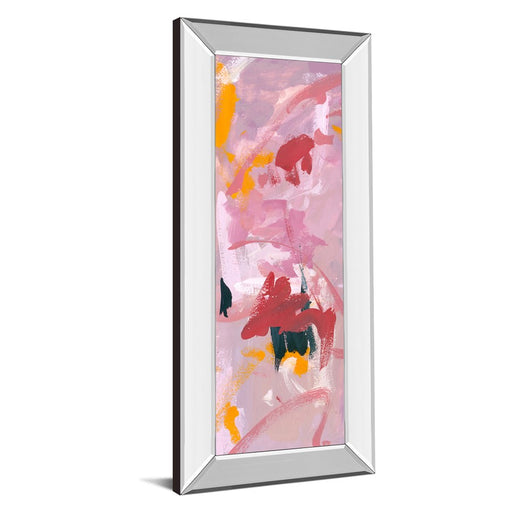 Classy Living Vibrant Whispers Wall Art 18"x42", Mirrored Frame