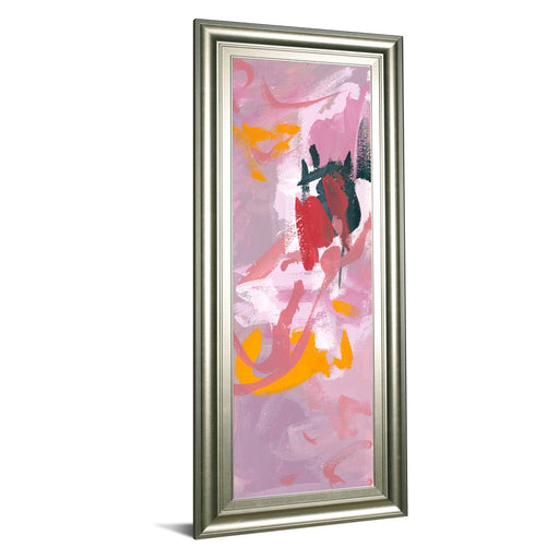 Classy Living Vibrant Flow Wall Art 18"x42", Silver Serenity Frame