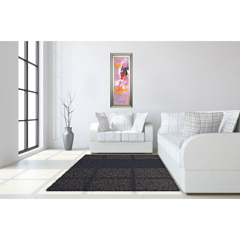 Classy Living Vibrant Flow Wall Art 18"x42", Silver Serenity Frame