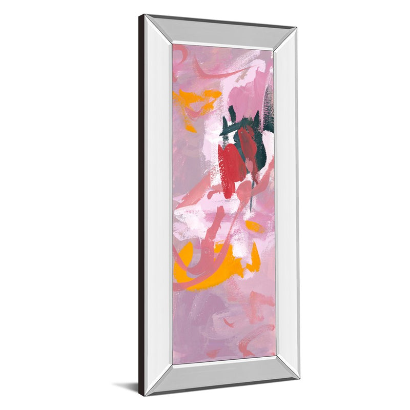 Classy Living Vibrant Flow Wall Art 18"x42", Mirrored Frame