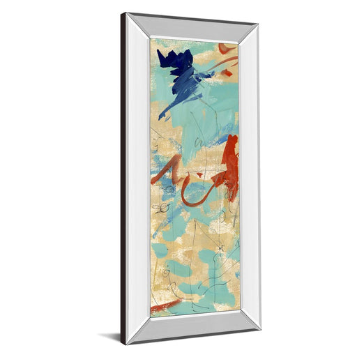Classy Living Mist Meadow Wall Art 18"x42", Mirrored Frame