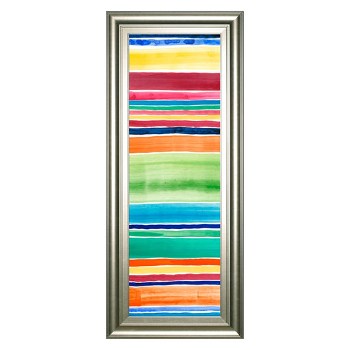 Classy Living Sunwashed Horizons Wall Art 18"x42", Siver Serenity Frame - 1724