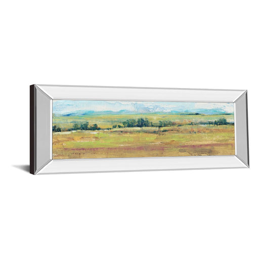 Classy Living Distant Treeline Wall Art 42"x18", Mirrored Frame