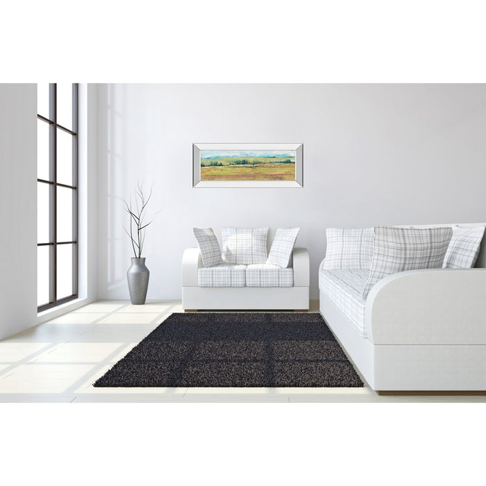 Classy Living Distant Treeline Wall Art 42"x18", Mirrored Frame