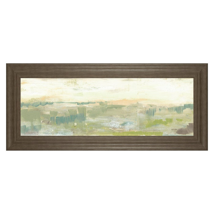 Classy Living Pastel Meadow Wall Art 42"x18", Tranquil Ash Frame