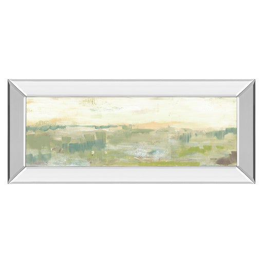 Classy Living Pastel Meadow Wall Art 42"x18", Mirrored Frame