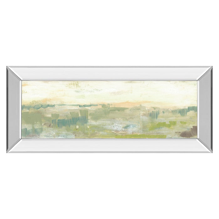 Classy Living Pastel Meadow Wall Art 42"x18", Mirrored Frame