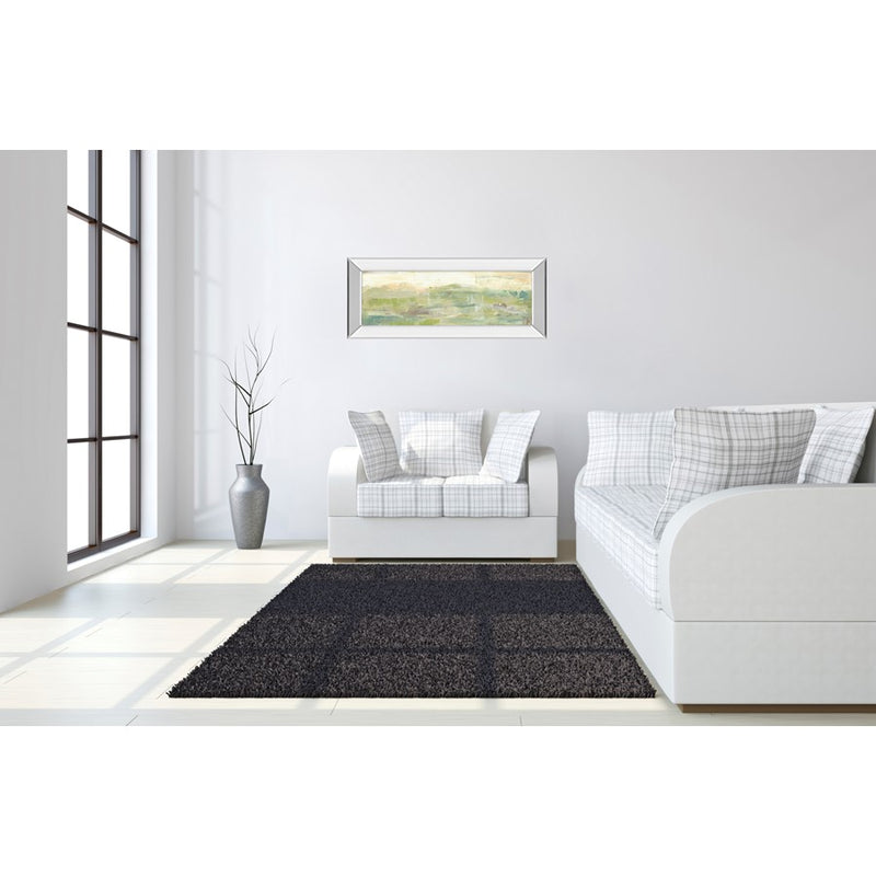 Classy Living Green Horizon Wall Art 42"x18", Mirrored Frame