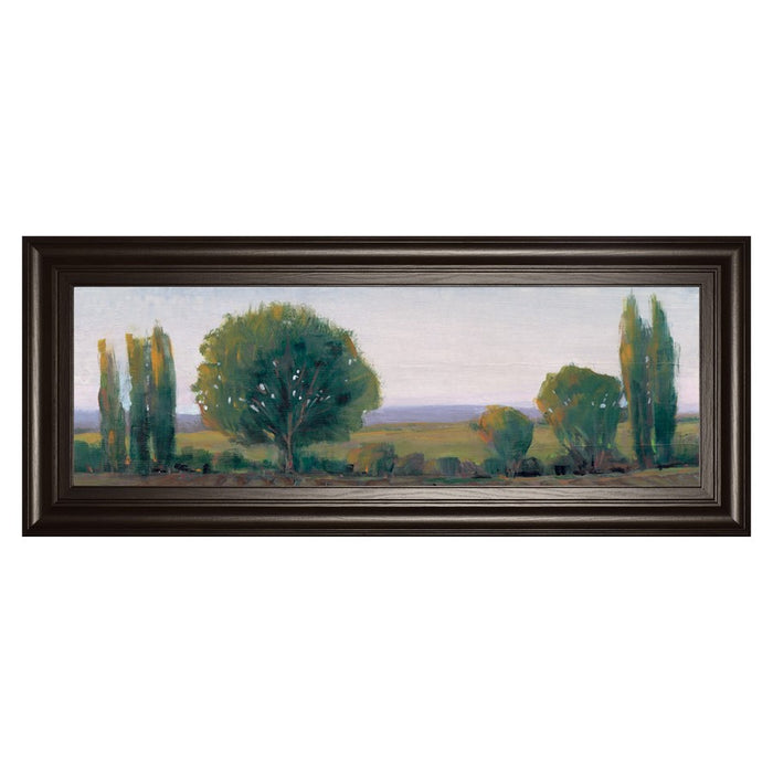 Classy Living Serene Treeline Wall Art 42"x18", Dark Chocolate Frame