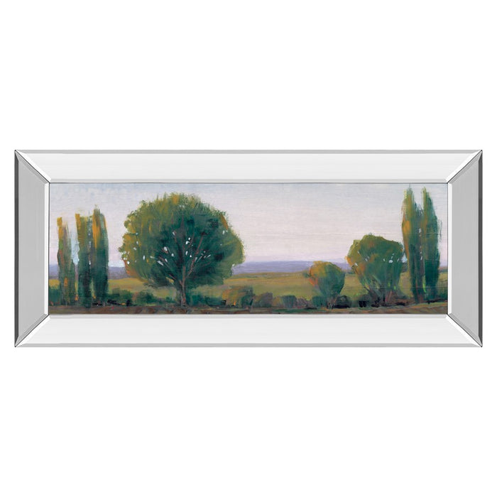 Classy Living Serene Treeline Wall Art 42"x18", Mirrored Frame