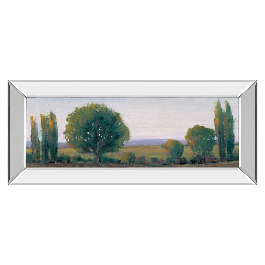 Classy Living Serene Treeline Wall Art 42"x18", Mirrored Frame