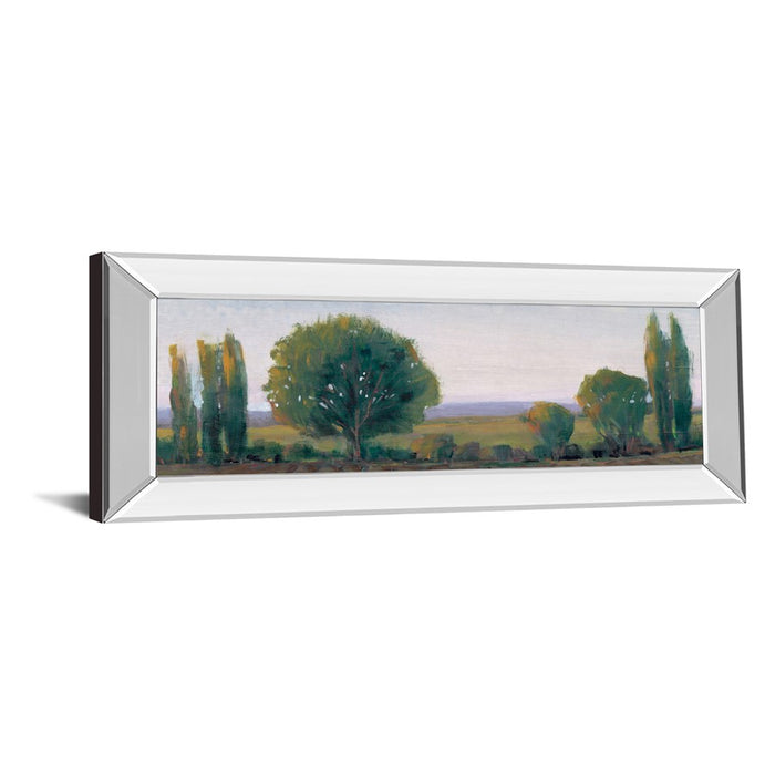 Classy Living Serene Treeline Wall Art 42"x18", Mirrored Frame