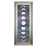 Classy Living Moon Phases Chart Wall Art 18"x42", Silver Serenity Frame