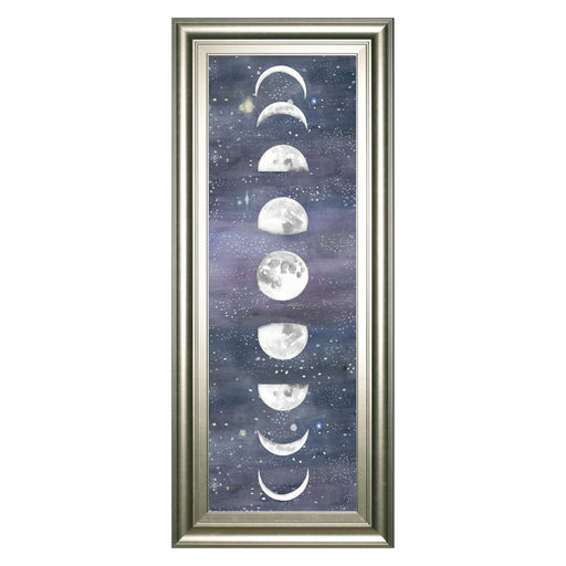 Classy Living Lunar Phases Wall Art 18"x42", Silver Serenity Frame