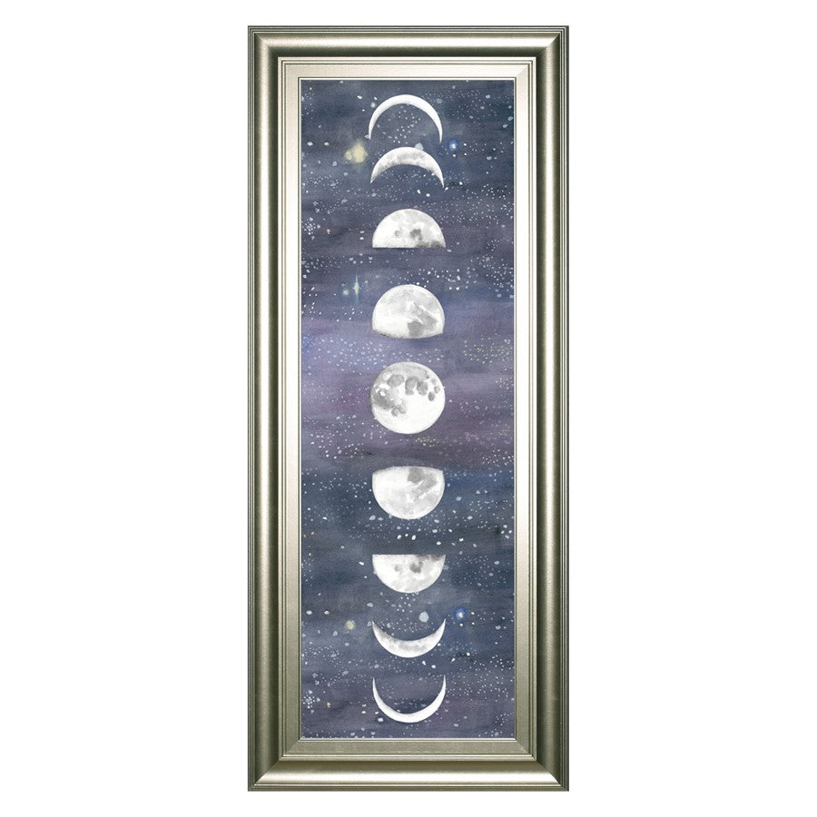Classy Living Lunar Phases Wall Art 18"x42", Silver Serenity Frame