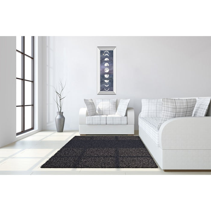 Classy Living Lunar Phases Wall Art 18"x42", Mirrored Frame