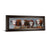 Classy Living Farm Friends Wall Art 42"x18", Dark Chocolate Frame
