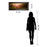 Classy Living Golden Grazing Wall Art 42"x18", Dark Chocolate Frame