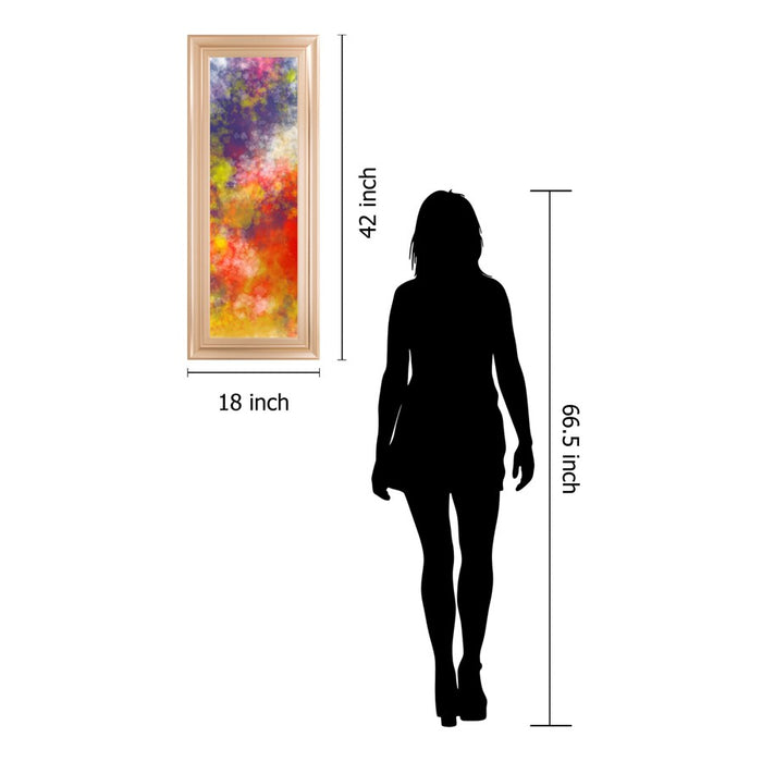Classy Living Colorburst Dream Wall Art 18"x42", Rose Gold Romance Frame