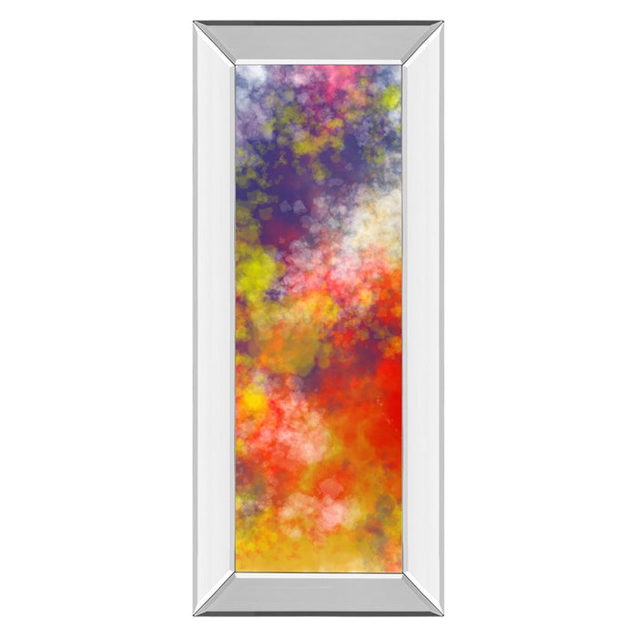 Classy Living Colorburst Dream Wall Art 18"x42", Mirrored Frame