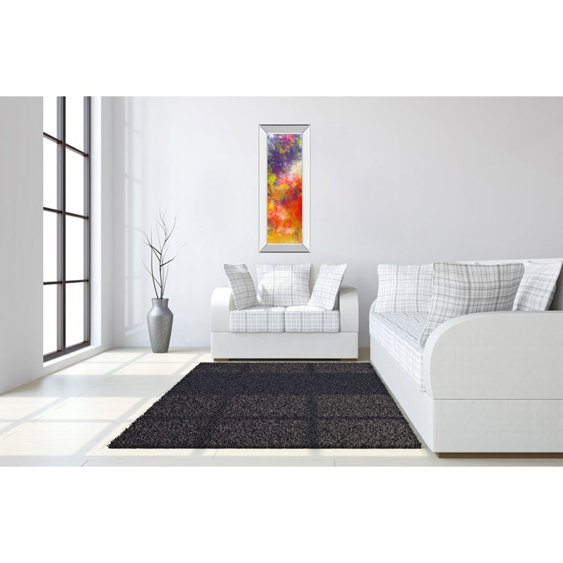Classy Living Colorburst Dream Wall Art 18"x42", Mirrored Frame