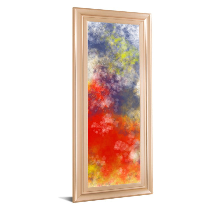 Classy Living Vapor Burst Wall Art 18"x42", Rose Gold Romance Frame