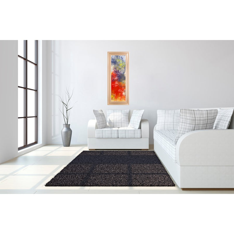 Classy Living Vapor Burst Wall Art 18"x42", Rose Gold Romance Frame