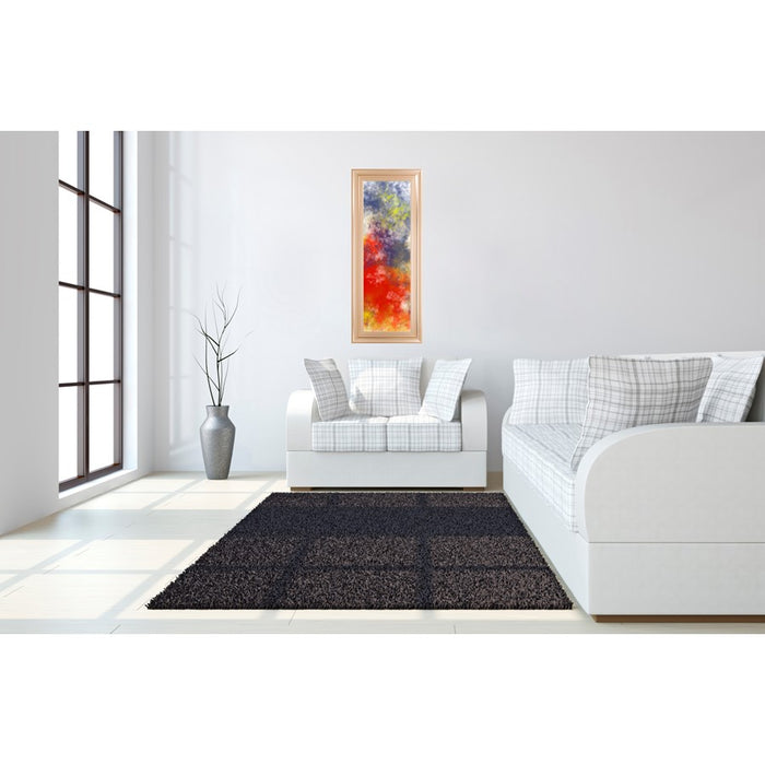 Classy Living Vapor Burst Wall Art 18"x42", Rose Gold Romance Frame