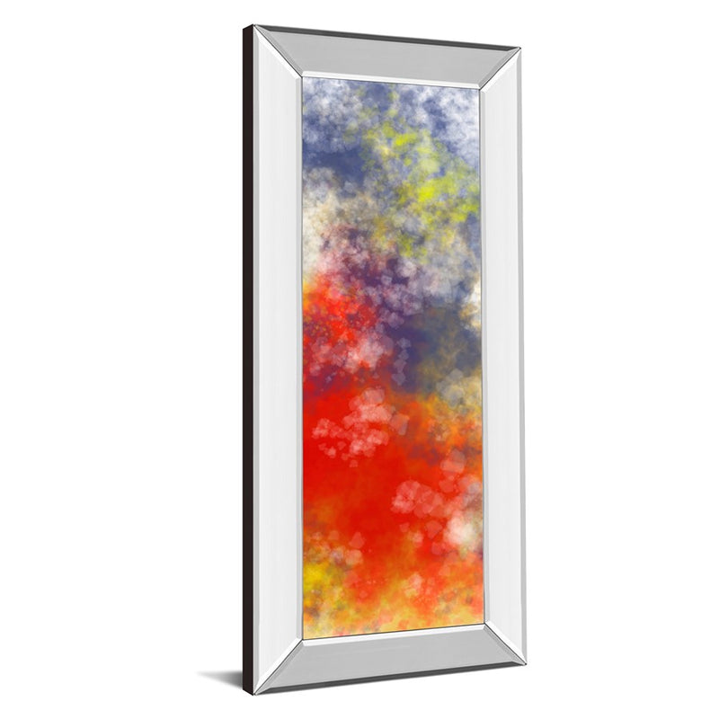 Classy Living Vapor Burst Wall Art 18"x42", Mirrored Frame
