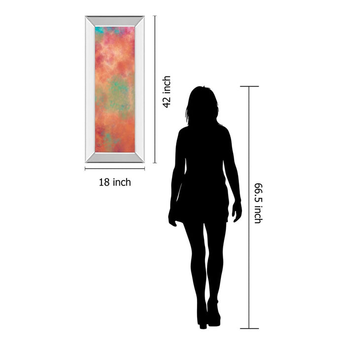 Classy Living Dreamscape Haze Wall Art 18"x42", Mirrored Frame
