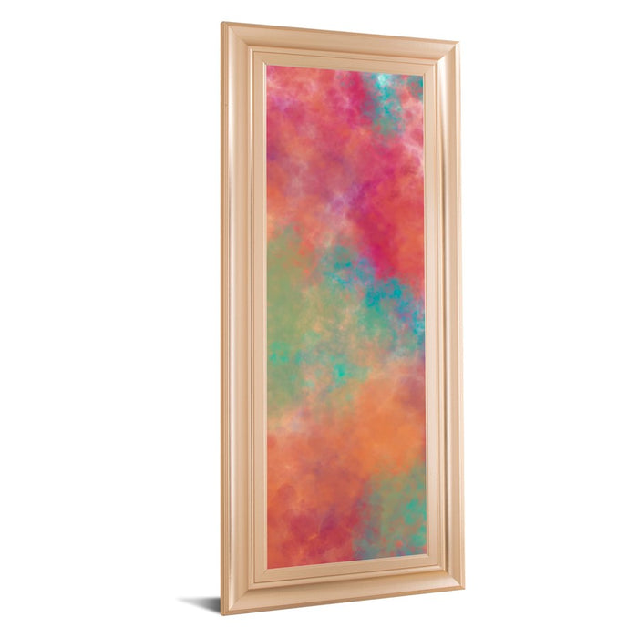 Classy Living Vapor Illusion Wall Art 18"x42", Rose Gold Romance Frame